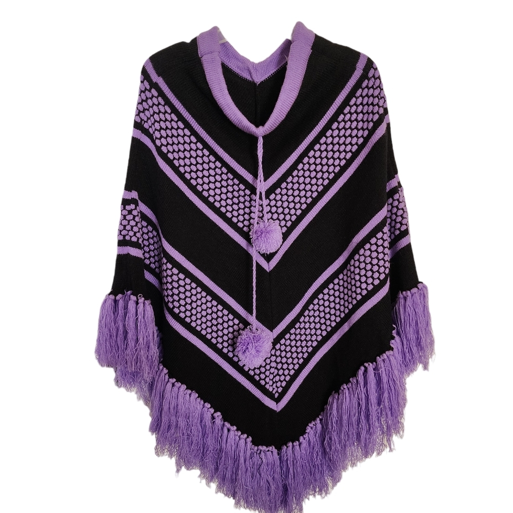 Gorgeous V neck oversized Poncho